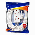 15m Extension Cord White