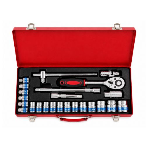 AIYI 24pc 1/2" Socket set and Metal Storage Case