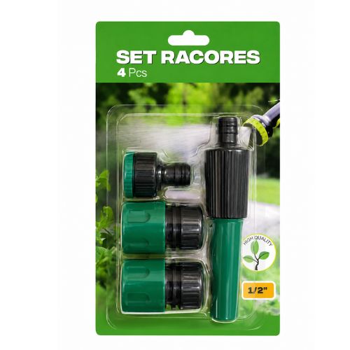 4 Piece 1/2" Hosepipe Fittings Set