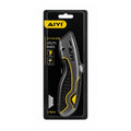 AIYI Heavy-Duty Utility knive with 4 Replacement blades