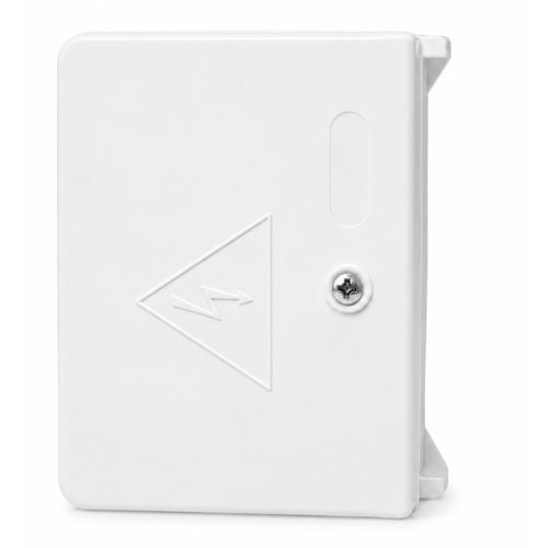 Plastic White Weatherproof Box 4x2