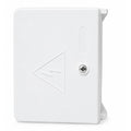 Plastic White Weatherproof Box 4x2