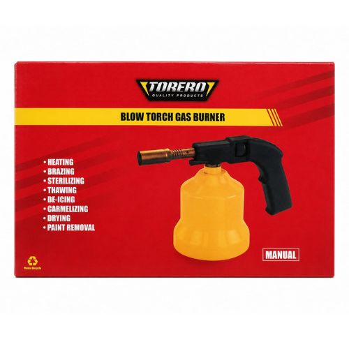 Torero Manual Blow Torch Gas Burner